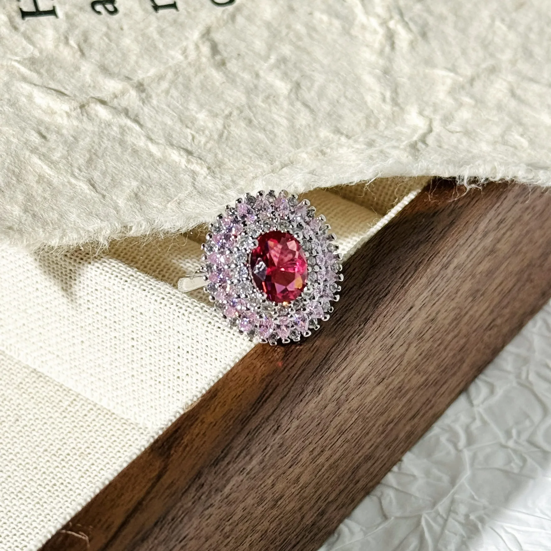 Новое кольцо с рубином Шри-Ланка, 18-каратное кольцо с натуральным рубином, подарок на день Святого Валентина, регулируемое подруге