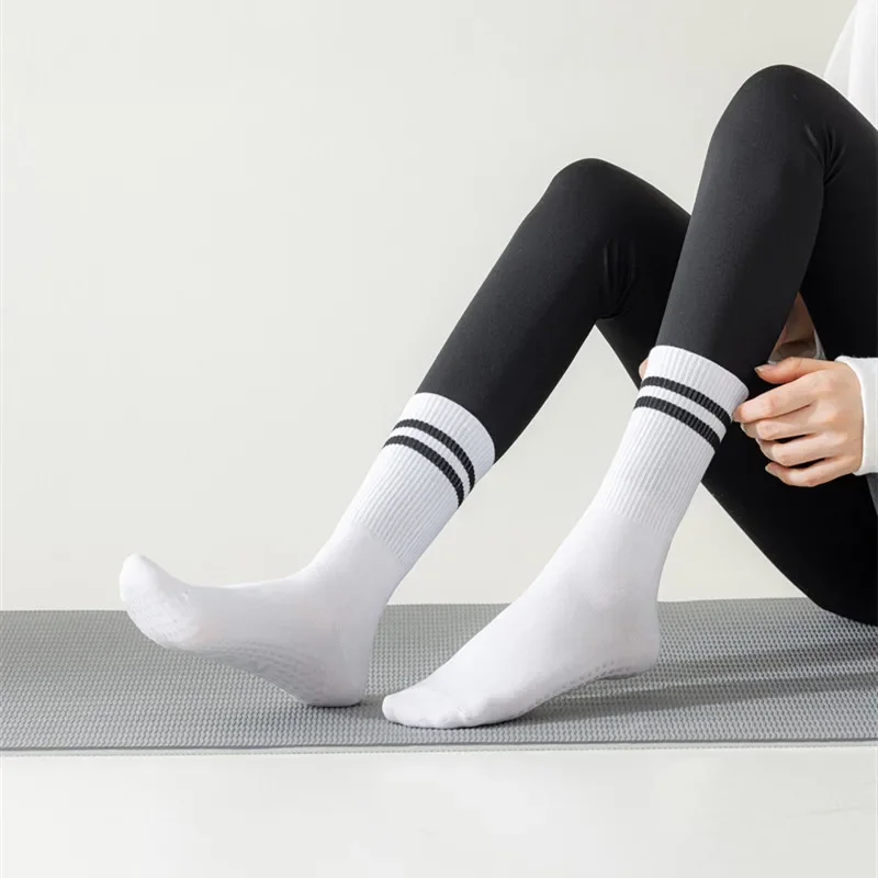 Ladies Ballet Dance Gym Elastic Fitness Cotton Non Slip Socks Women Breathable Grip Anti Slip Yoga and Pilates Socks for Woman