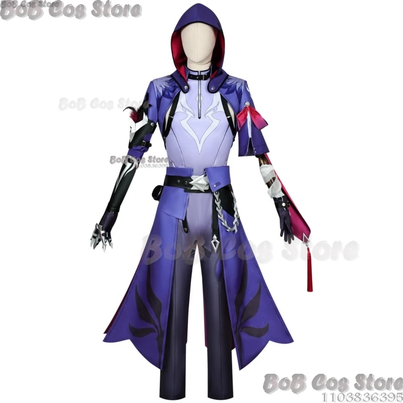 Moze Cosplay Game Honkai Star Rail Cos Costume Wig Suit for Men Moze Jumpsuit Coat Xianzhou YaoQing Shadow Guard Finger Props