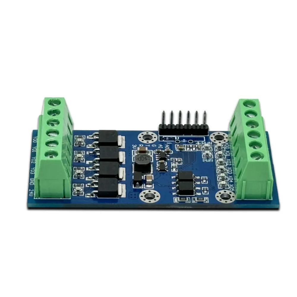 Simple PLC Industrial Control Board 6 Channel Input 4 Channel Transistor Output AD DA Analog Serial Communication Control Board