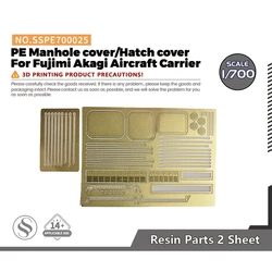 SSMODEL SSPE700025 1/700 Model Upgrades PE Manhole cover/Hatch cover For Fujimi Akagi Aircraft Carrier