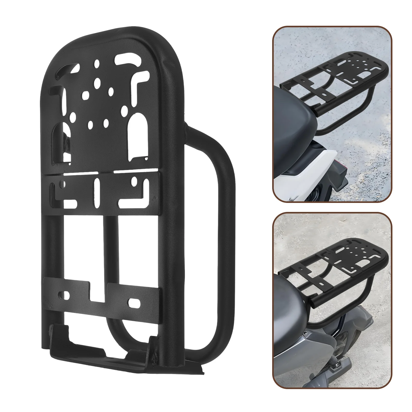 

Electric Bike Rear With Storage Shelf Heavy Duty Bicycle Cargo Rack For E-Bike Backseat Rear Bike Rack Extension Tail