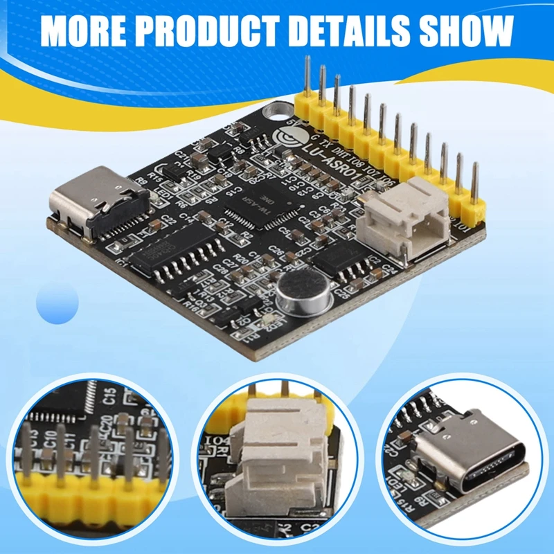 A73E-LU-ASR01 Intelligent Speech Recognition Module Offline Recognition Customized Phrase LD3320 One Click Burning Module