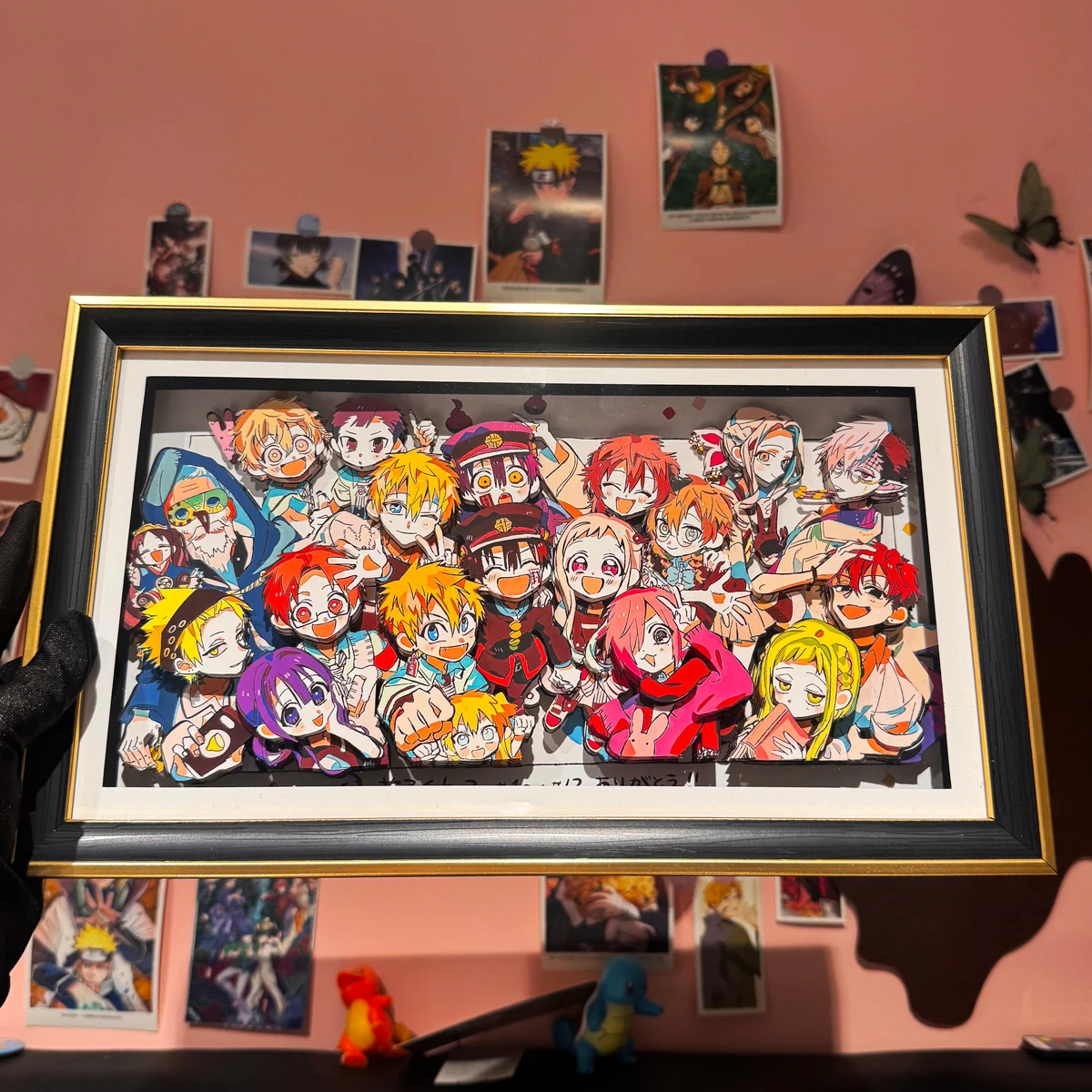 

Cartoon Toilet-bound Hanako-kun Handmade 3D Art Painting Yugi Amane Figure Desktop Ornament Fans collect gifts