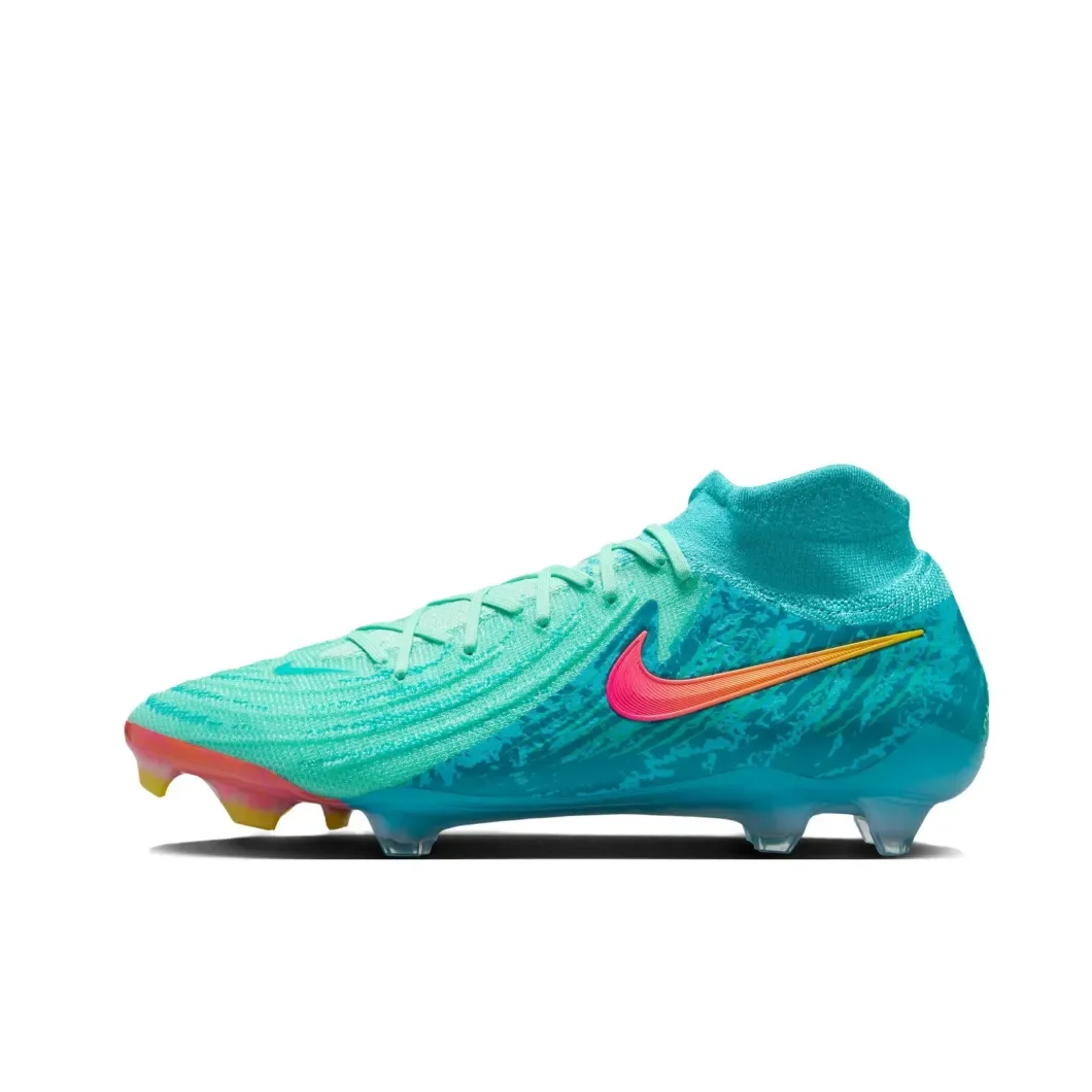 Nike Original Phantom Luna 2 Elite FG Men's Soccer Cleats Comfortable, non slip, abrasion resistant Sky Blue