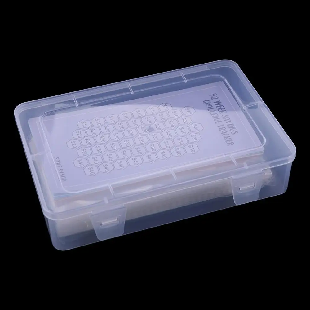 100Pcs Creativity Money Saving Envelopes Kit Cash Challenge Budget Planner 100 Envelope Challenge Box Set Dust-proof