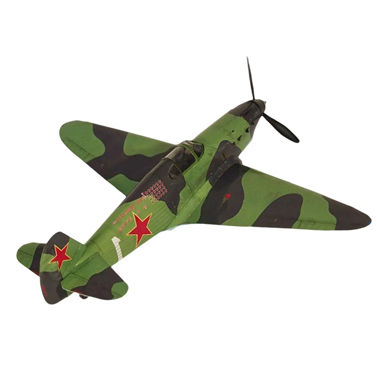 1:35 Scale Soviet Yak 1 Fighter Aircraft Paper Model for Home Teens Souvenir