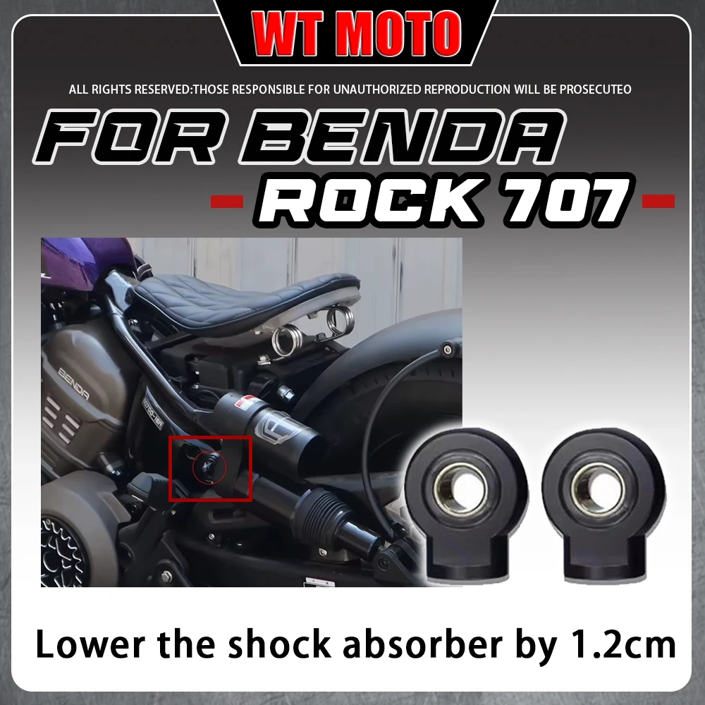 

For BENDA ROCK707 707Ultra 707Pro Rear Shock Absorber Lowering Kit Suspension Drop Lowering Links Modified Parts
