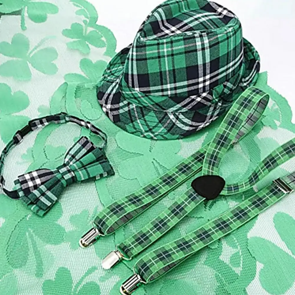 Cosplay Performance Portable Saint Patrick Day Bow-knot Hat for Party