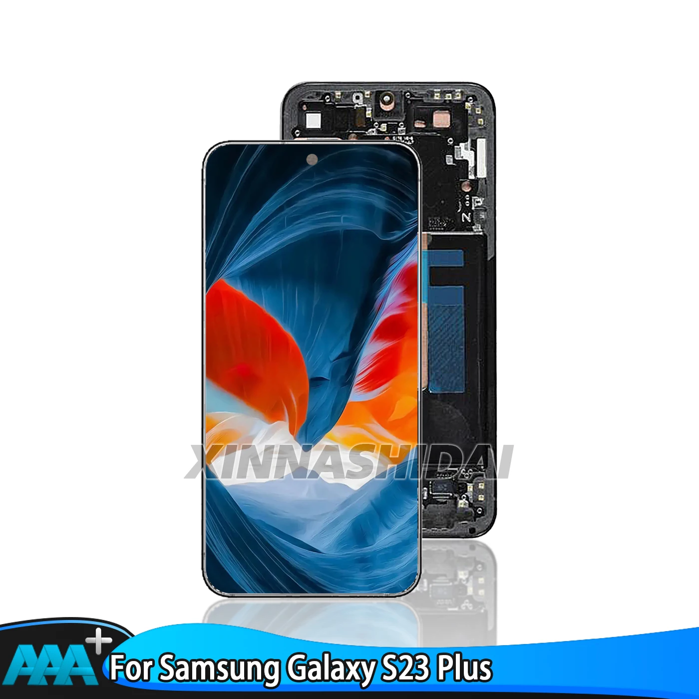 High Quality  OLED  LCD For Samsung Galaxy S23 Plus Lcd With Frame Display Touch Screen Digitizer Replacement