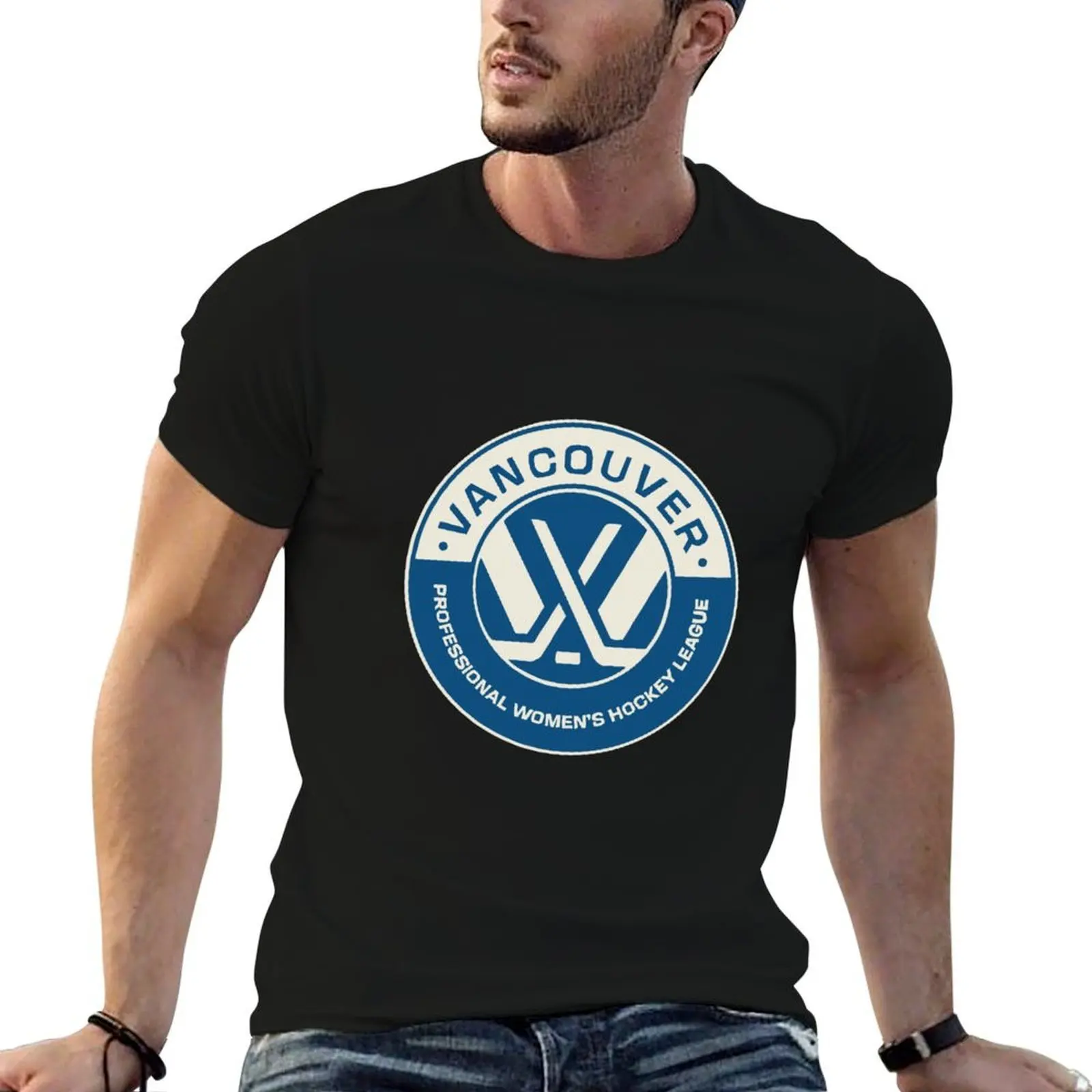 

Vancouver PWHL Logo T-Shirt t shirts for man cotton soft funny t shirts cotton T-Shirt