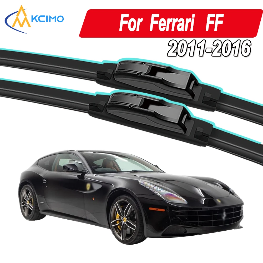 

Silicone Car Wiper Blades for Ferrari FF 2011-2016 - All Weather Silent Wiper Blades, Quick Release Clip