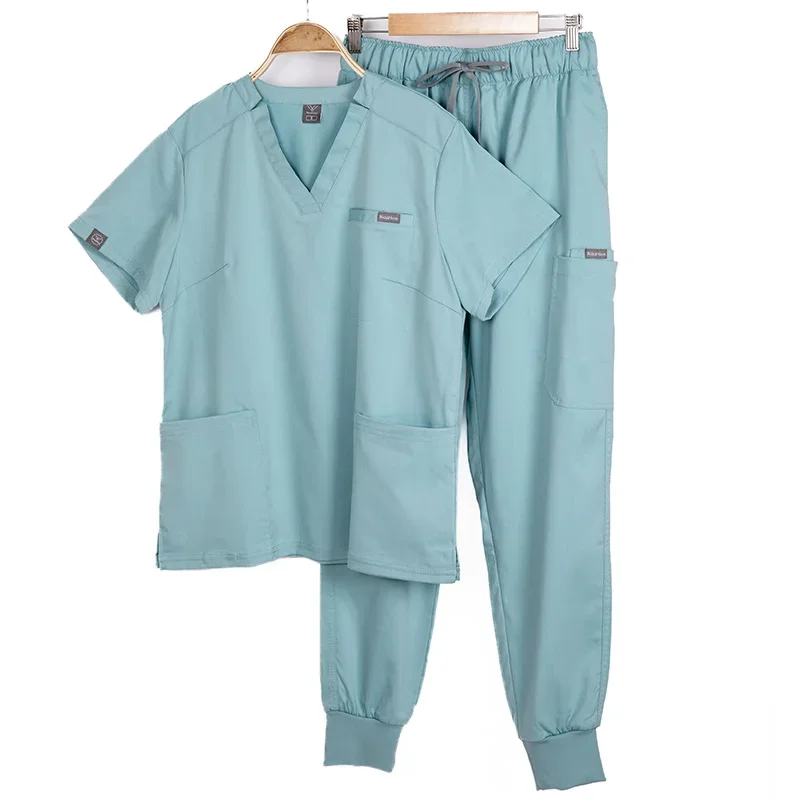 Artsen Scrubs Sets Ziekenhuis Medische Uniformen Verpleegkundigen Accessoires Chirurgische Uniform Voor Vrouwen Tandheelkundige Kliniek Werkkleding Kleding Pakken