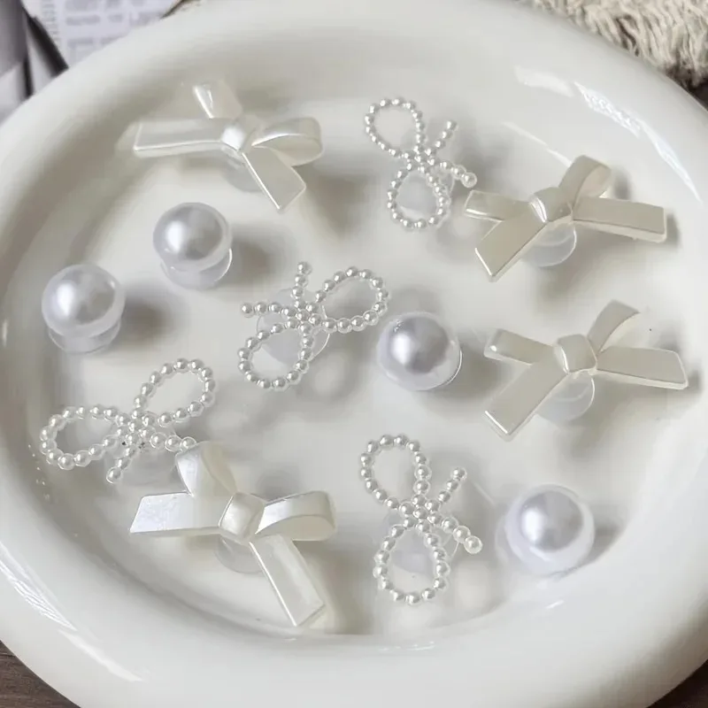 12PCS Detachable Shoe Decor, Stylish And Elegant Bow Embellishments, for Decorating Various Beach Shoes, Sandals, Sneakers,