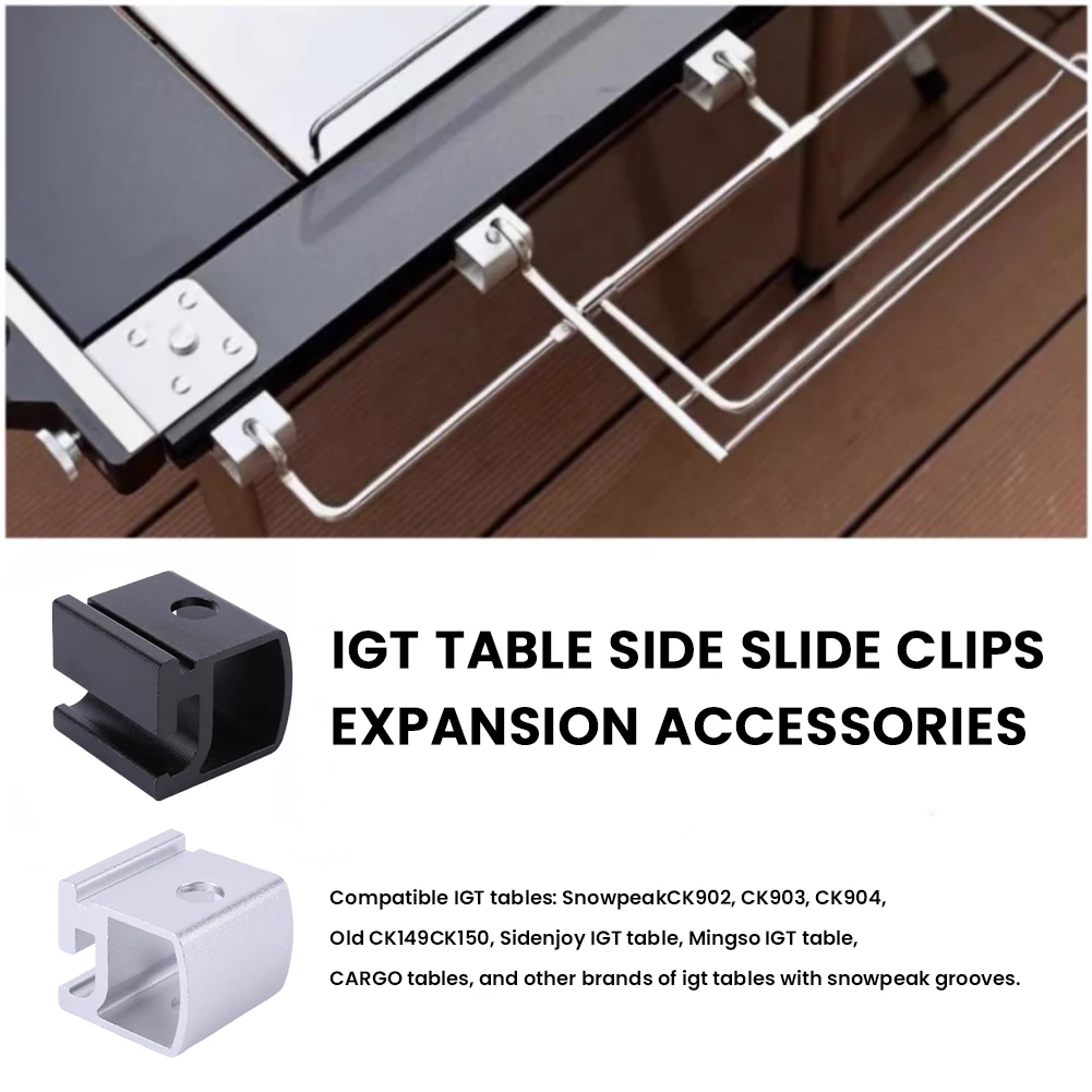 Aluminium Alloy IGT Extension Plate Link Buckle Extension Plate Link Snap Outdoor IGT Table Hook for Outdoor Camping IGT Table