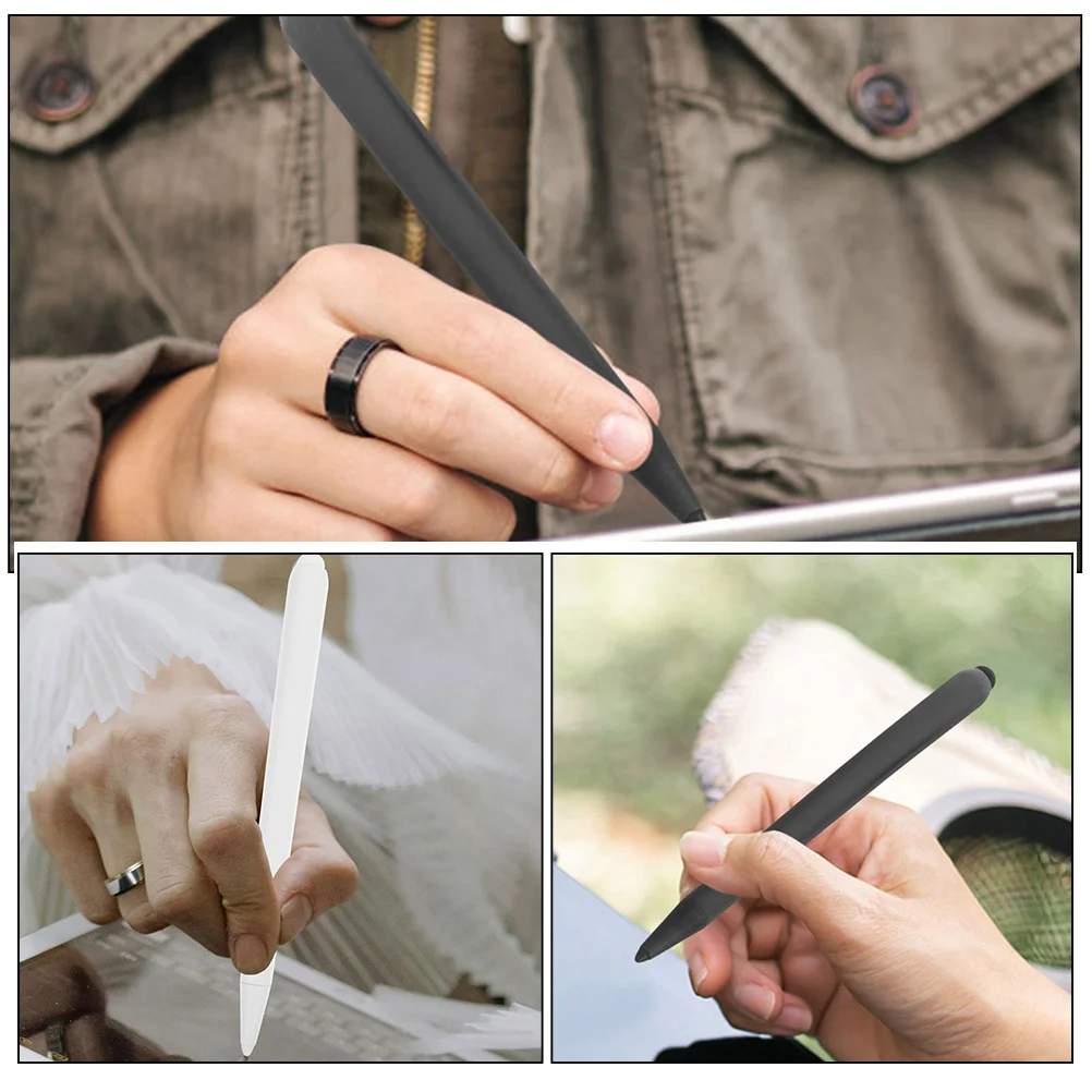 

2Pcs Portable Capacitive Touch Screen Stylus Pen Dual-Tip Practical Pen for Whiteboard Screen Writing Precision Smooth Writing