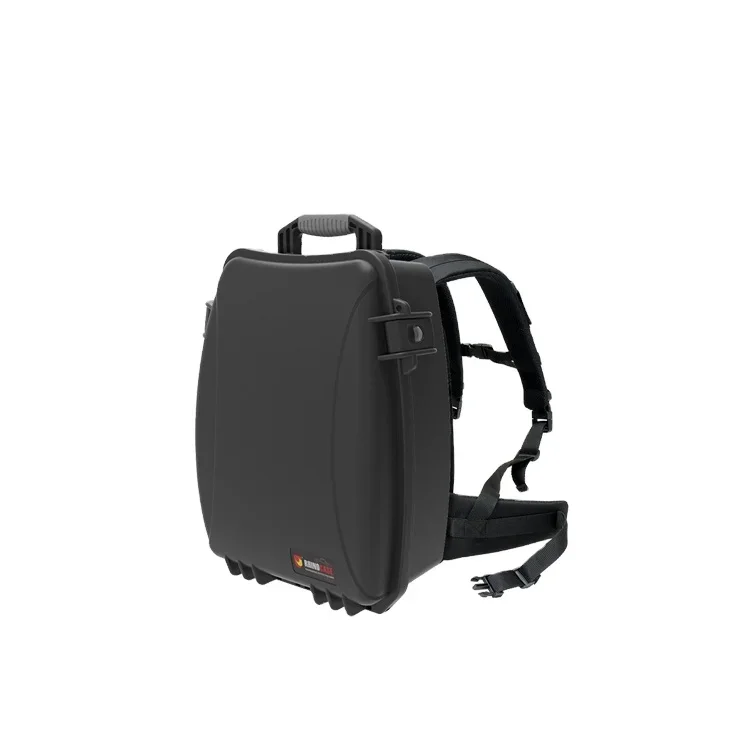 RPC1919 High Impact IP67 PP Plastic Material Waterproof Hard Equipment Shoulder Backpack Case For Camera And Latop With Straps