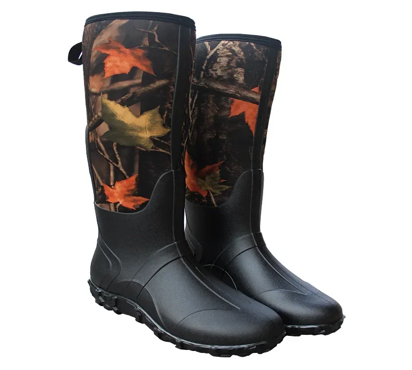 Men’s Outdoor Deep Forest Boots Snow Boots Fashion Water Boots Rain Boots Fishing Car Wash Shoes