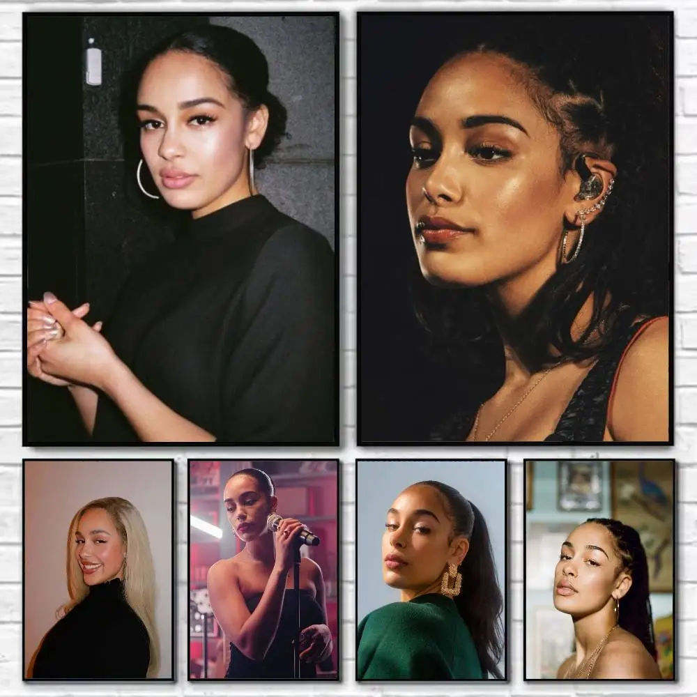 J-Jorja Smith  Poster Self-adhesive Art Waterproof Paper Sticker Coffee House Bar Room Wall Decor