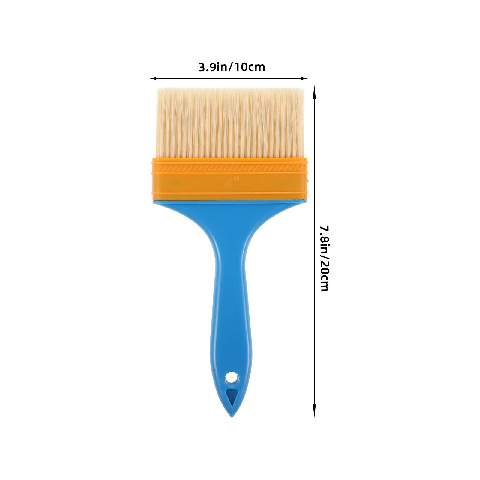 فرشاة بمقبض بلاستيكي، فرشاة طلاء للجدران، فرشاة زاوية الحائط لأداة الرسم بشعيرات الشمع والأثاث