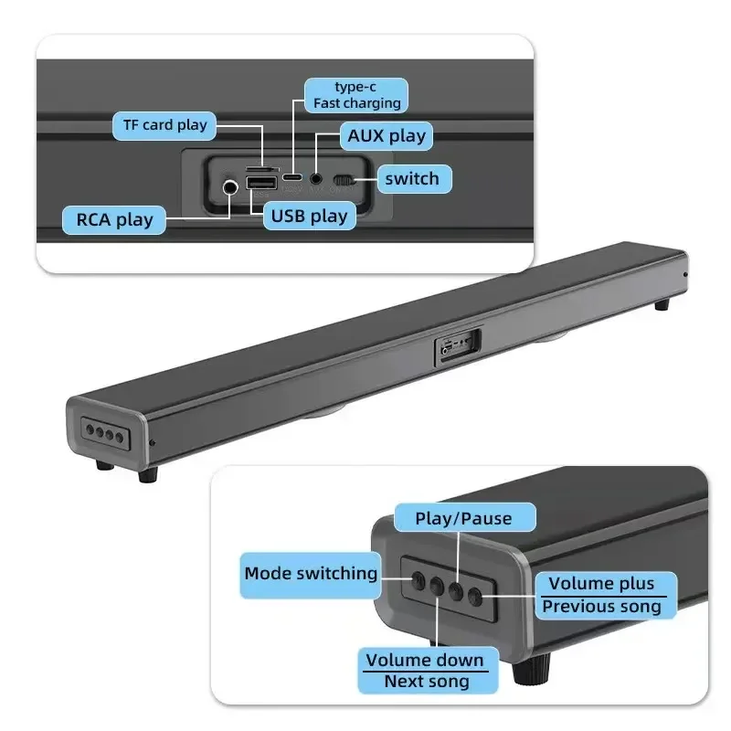 9D ТВ Стерео Саундбар Домашний кинотеатр Эхо Настенный звук Доминитор HDMI AUX USB Домашний Bluetooth Беспроводной аудио сабвуфер 99 см 9D ТВ Стерео Саундбар Домашний кинотеатр Эхо Настенный звук Доминитор HDMI AUX USB Домашний Bluetooth Беспроводной аудио сабвуфер 99 см
