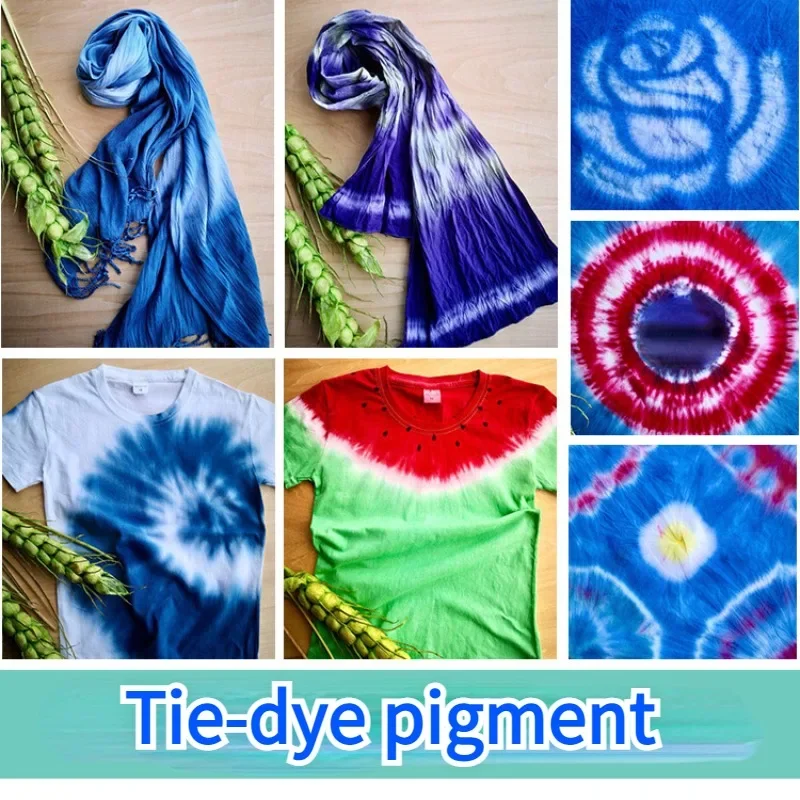 100ml Tie Dye Pigment No Boil Clothes Square Towel Textile Dyeing Handmade DIY Tool Kit Material Kit