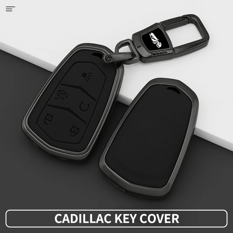 Key Fob Replacement Shell for Cadillac XT5 XTS CTS ATSL CT6 Escalade 2014-2018 Auto Key Accessories
