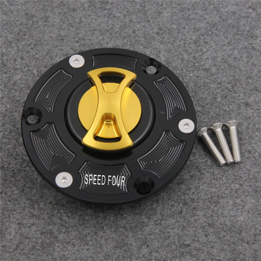 Keyless Motorcycle Fuel Gas Tank cap Cover For Triumph Speed Four 2002 - 2006(2003 2004 2005