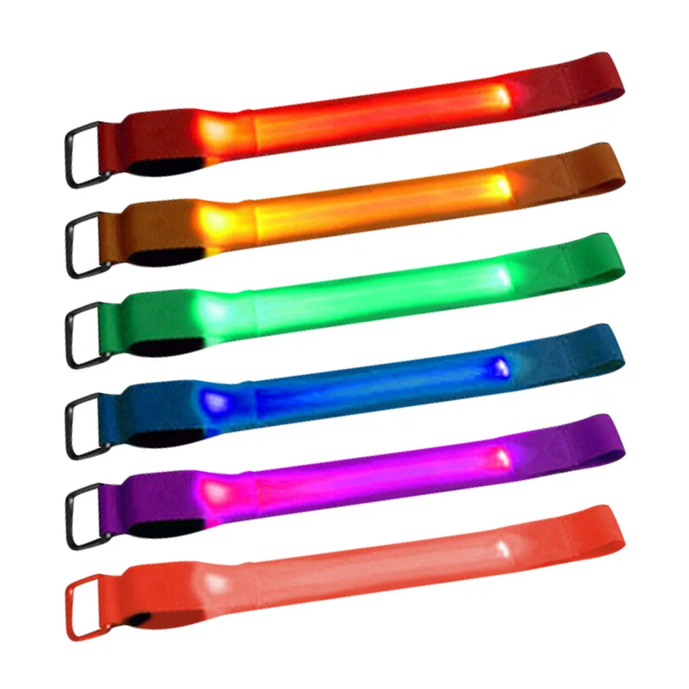 LED Glow Bracelets 7-Pack Light Up Wristbands Adjustable Size For Adults Kids Night Events Party Favors Christmas Birthday Festi