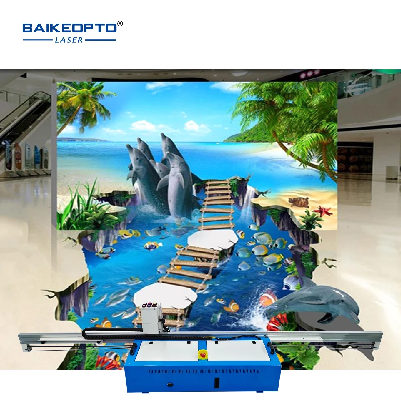 Machine d'impression tout-en-un UV multifonctionnelle pour sol et mur