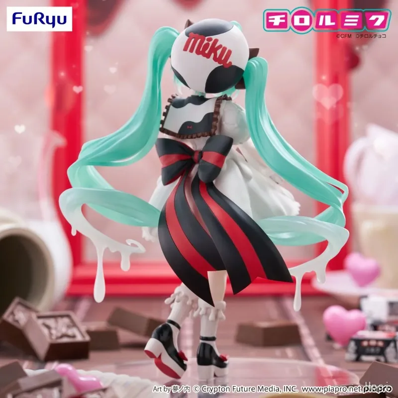 furyu-初音ミク-チロルチョコミルク版-pvc-アニメキャラクターモデルコレクションデスクトップ装飾おもちゃギフト