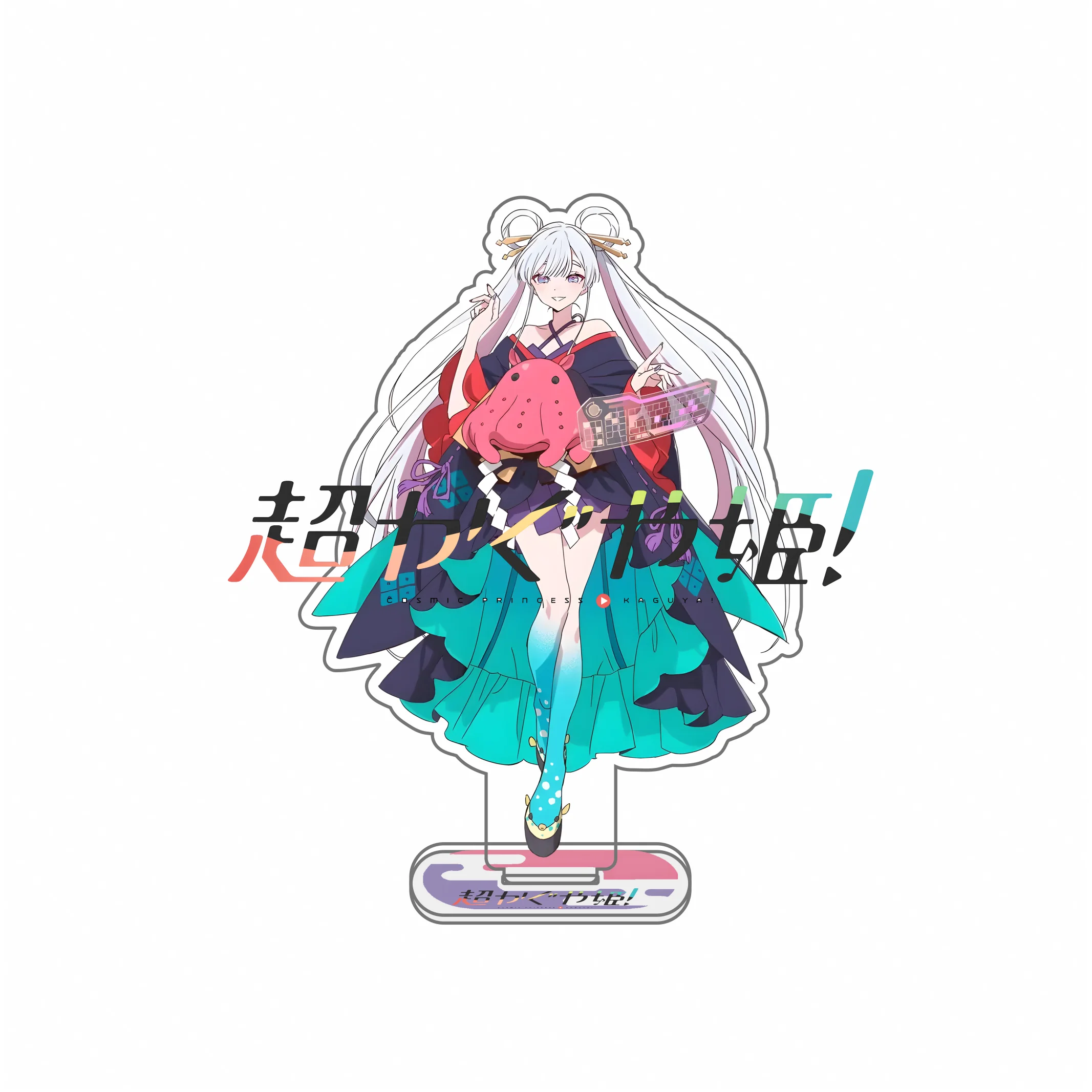 New Anime Cosmic Princess Kaguya!High Definition Double-Sided Printed Acrylic Stand Kaguya/Iroha/Yachiyo KeyChain 15cm