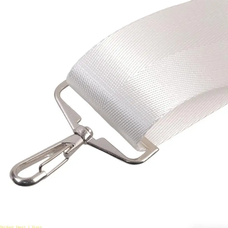 A0KA Stainless Steel Buckle Tennis Net Strap Adjustable for Competitive Courts Use
