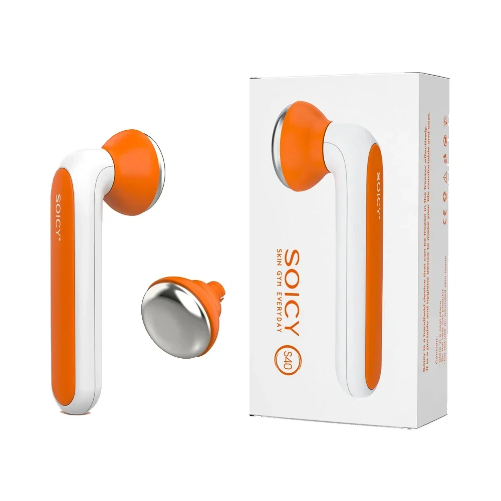 Ice Roller Beauty Salon Facial อุปกรณ์ประคบน้ําแข็งบ้านนวดน้ําแข็งค้อนสแตนเลสอุปกรณ์ประคบเย็น Jade Roller ของขวัญ