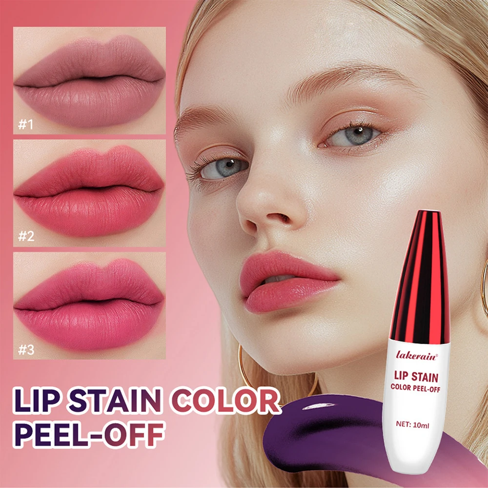 Detachable Lip Gloss - Tear off Lip Gloss; Durable Waterproof and Sweat Resistant, No Fading for 24 Hours