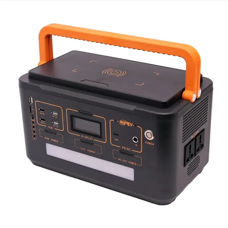 

500W Solar-Ready Portable Power Station LCD Screen & Car Charger For Camping/RVs/Emergencies