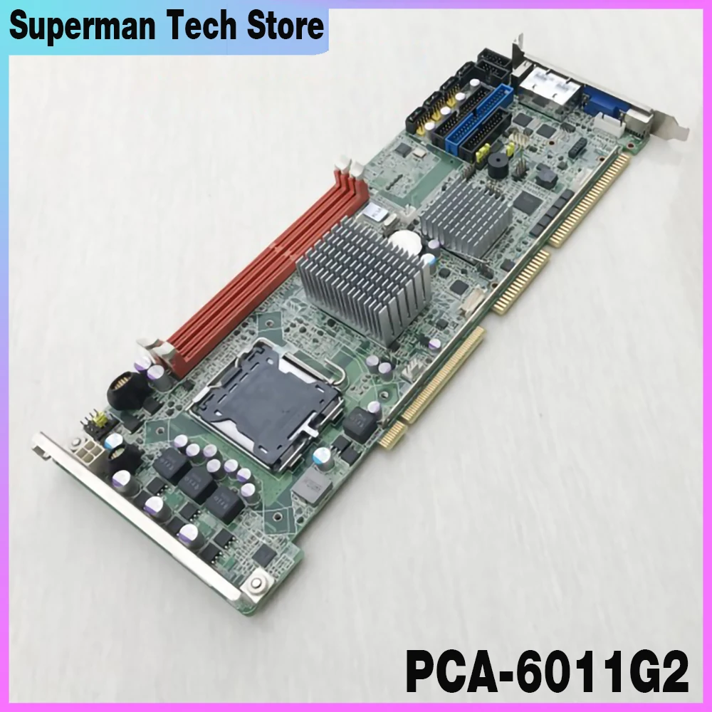 

For Advantech Industrial Computer Motherboard Dual Network Ports PCA-6011 Rev.A1 PCA-6011G2