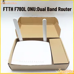 FTTH F780L ONU Dual Band Router 1GE 1Port XPON ONT 2.4G 5G WIFI OMCI Remote Control Support IPV6