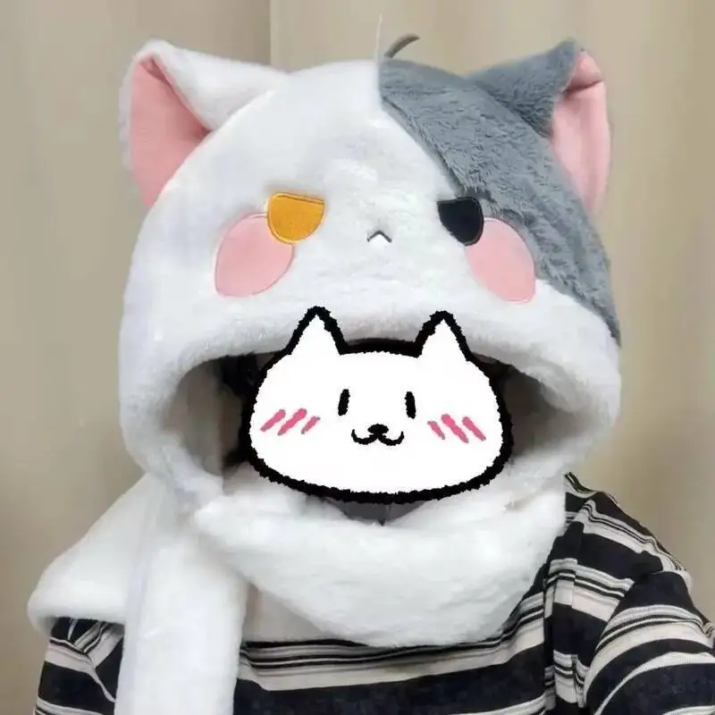 لعبة الرياح قواطع تأثيري هاروكا ساكورا وشاح قبعة الشتاء الدفء أفخم رائعتين الكرتون هدية عيد ميلاد