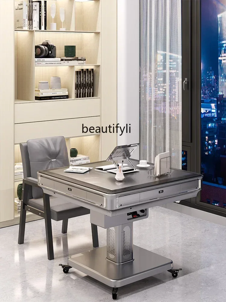 

YH17 Hot style Smart Mahjong Machine Folding Mahjong Machine Dining Table Mahjong Table Electric Sparrow Table