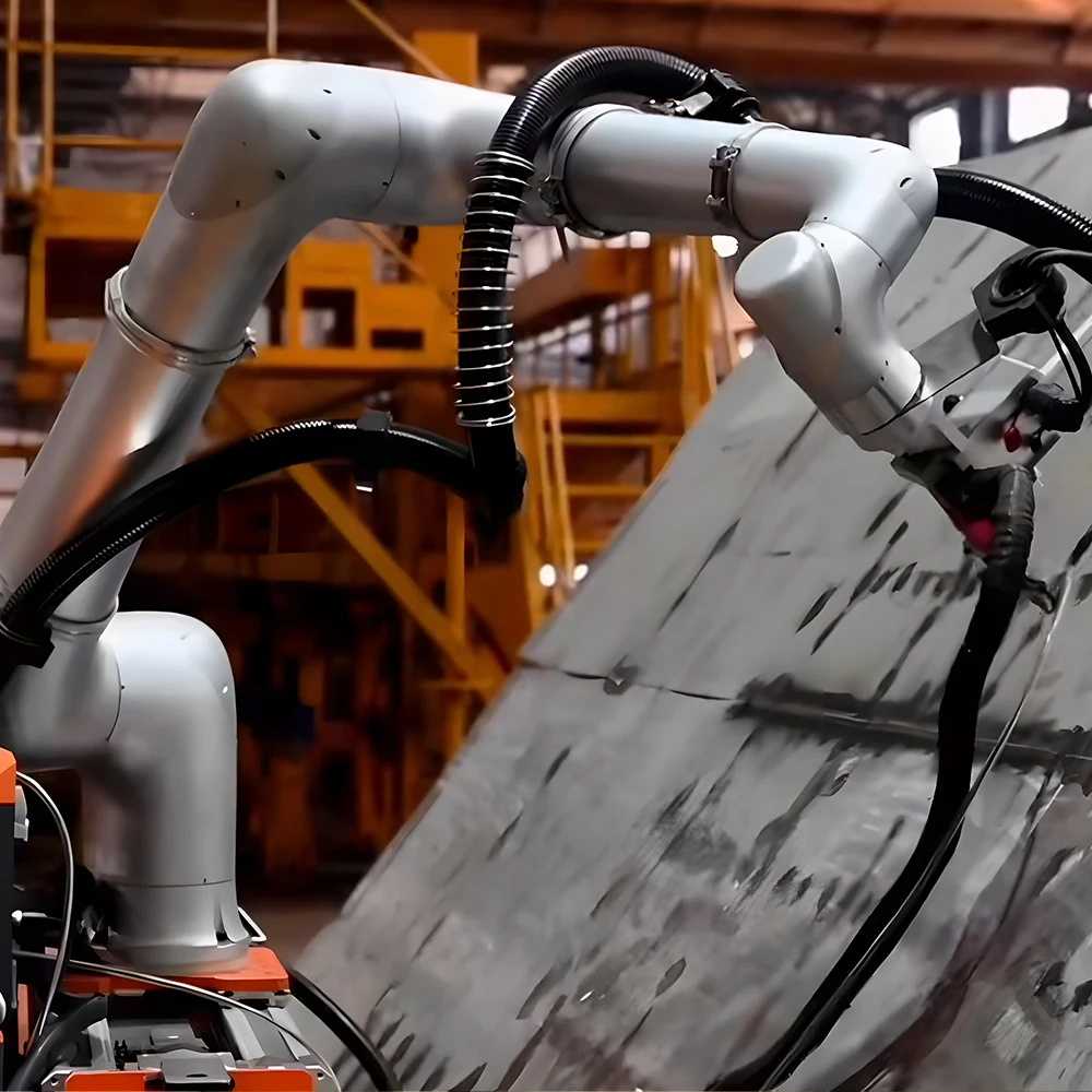 Robot de soldadura libre de programación dedicado de fabricación de marcos de estructura de acero de alta precisión