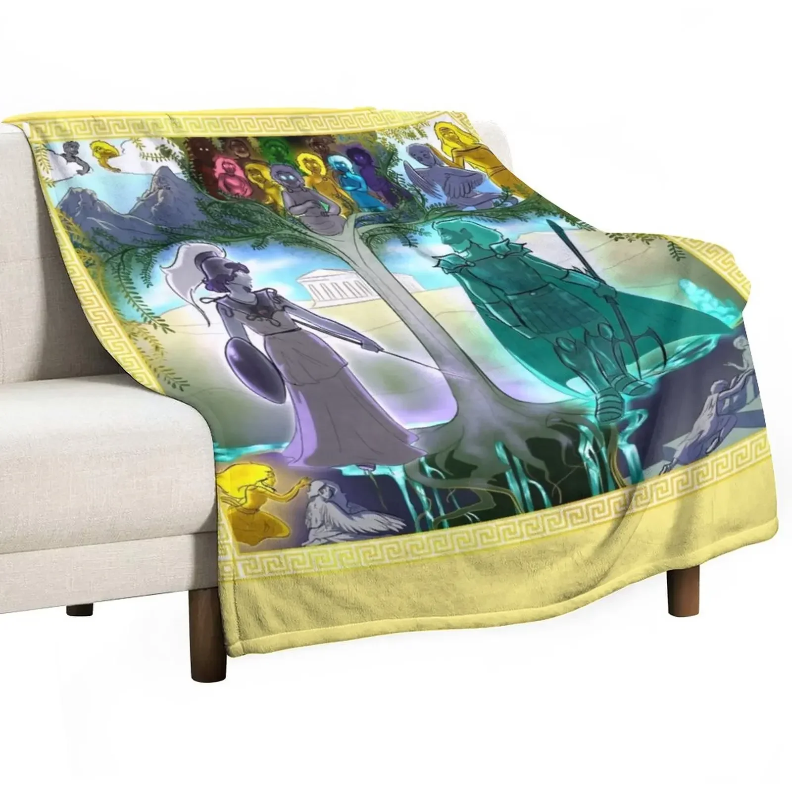 

Athena's Tapestry Throw Blanket Summer Beddings Nap Blankets