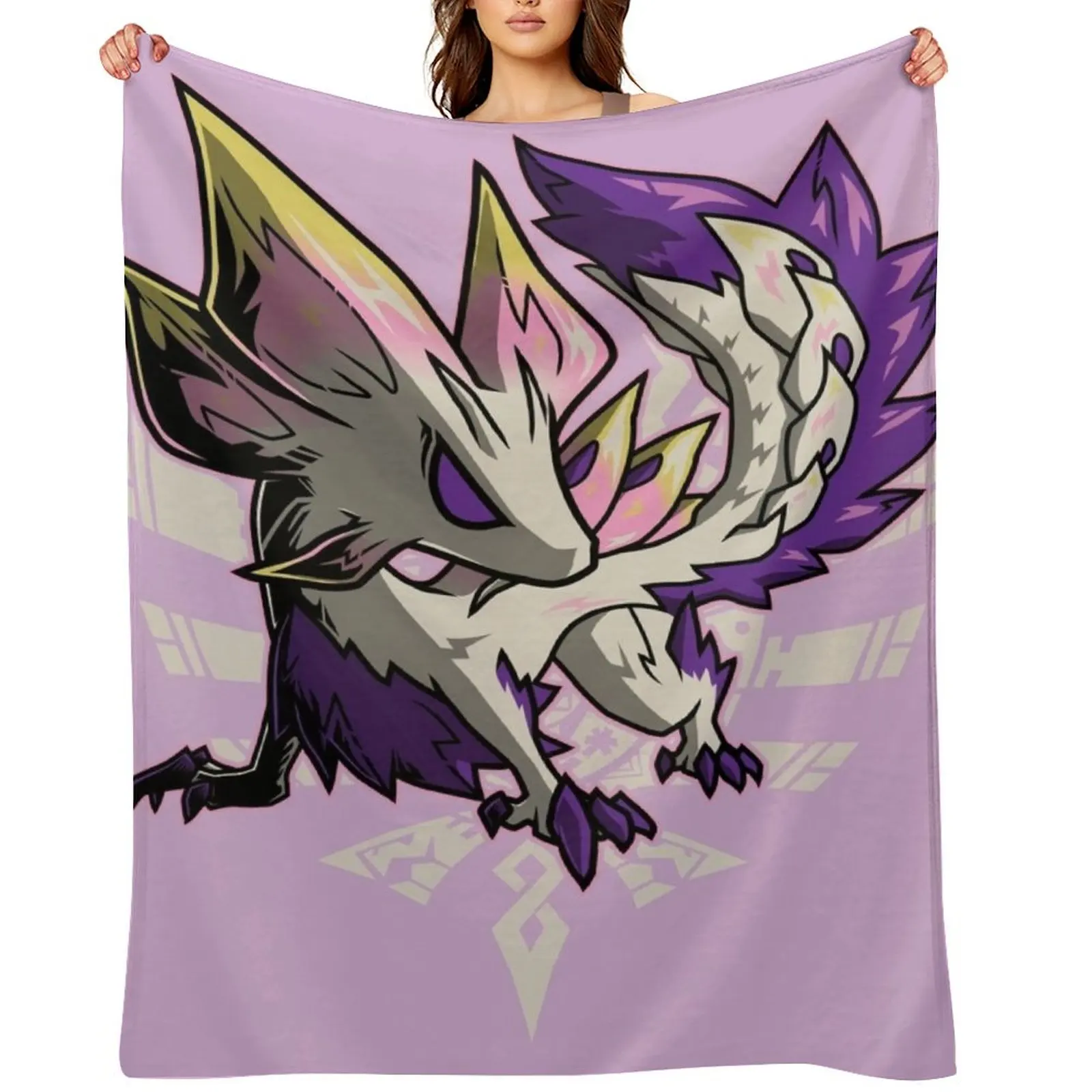 

Mizutsune Monster Hunter Throw Blanket Bed covers sofa bed Blankets For Bed Cute Blankets