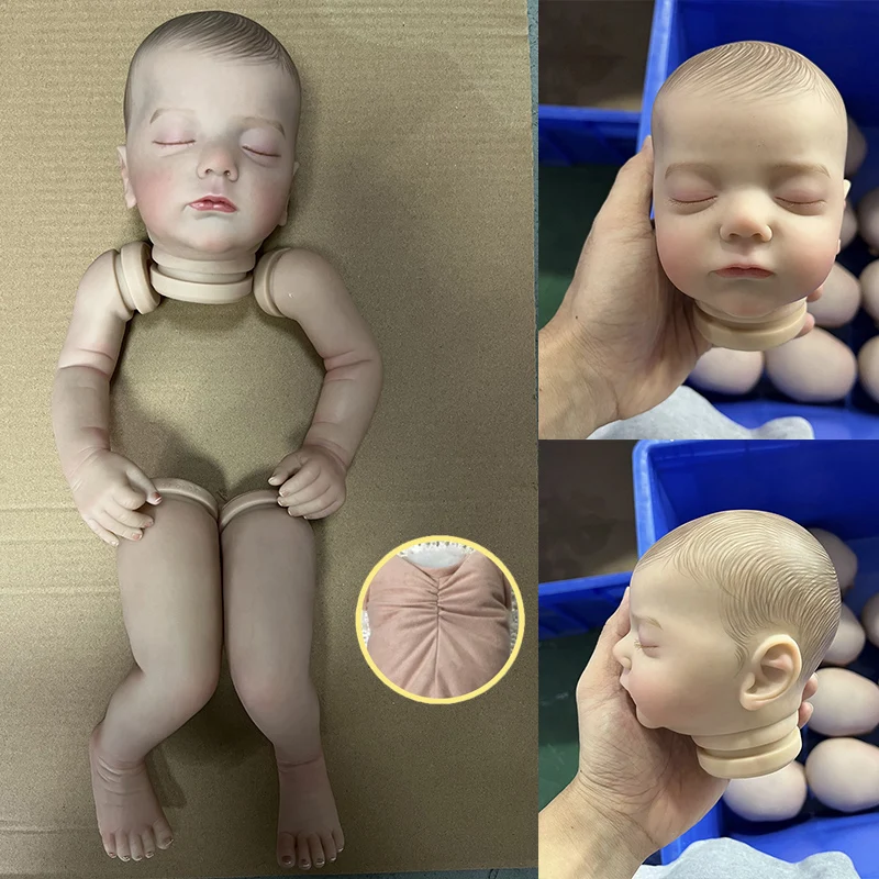 

NPK 20inch Already Painted Finished Reborn Doll Alessia with Cloth Body Hand Painted with Visible Veins