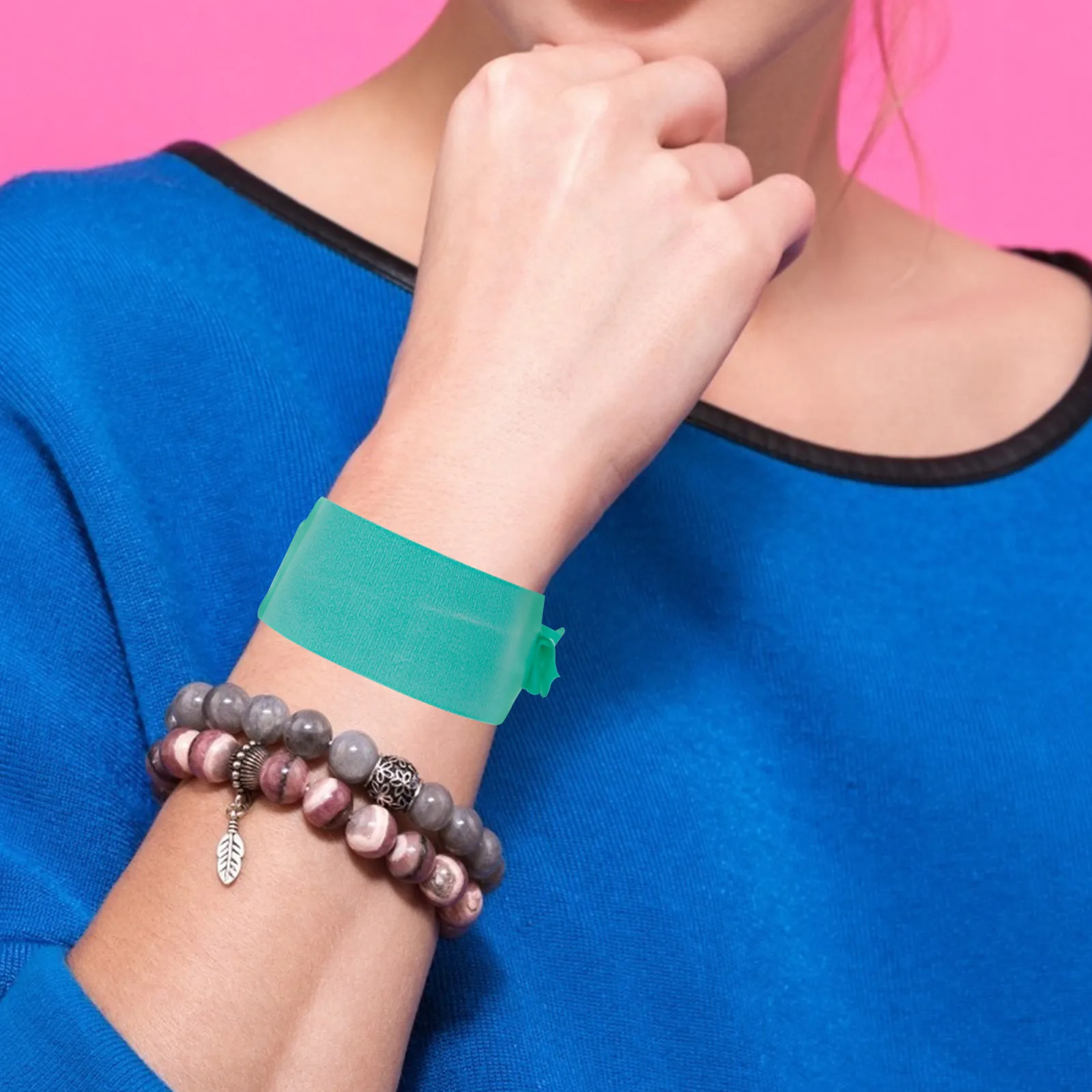 100 Stuks PVC Beschrijfbare Polsbandjes Wegwerp Identificatie Armbanden voor Ziekenhuizen Evenementen Helder Gekleurde Patiënt Tracking Bands