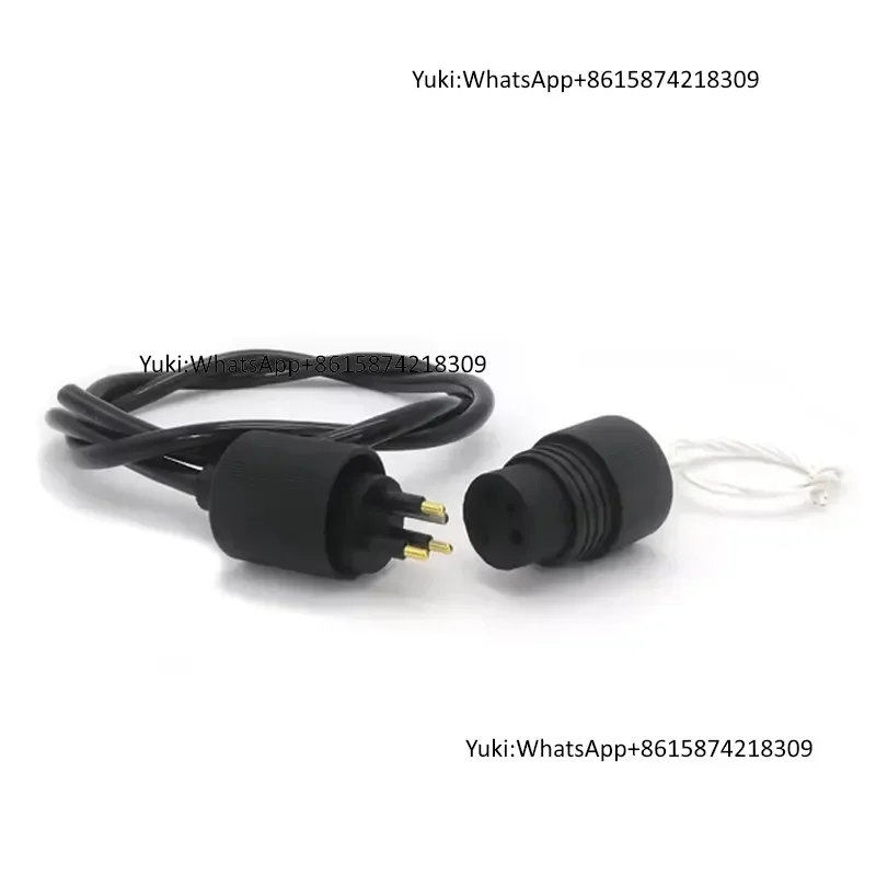 IP69 Waterproof BH3F IL3M 3Pin Brass Female Male Marine Plug Subsea Subconn Underwater Cable Circular Connector for Power ROV