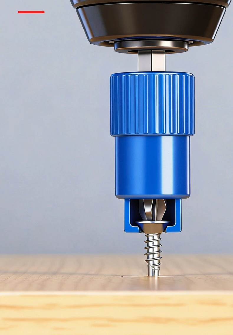 Spring-Loaded Screw Holder Drill Bit Anti-Drop Screwdriver Bit Fixing Clamp Set Screw Holder Drill Bit Phillips Screwdriver Bit