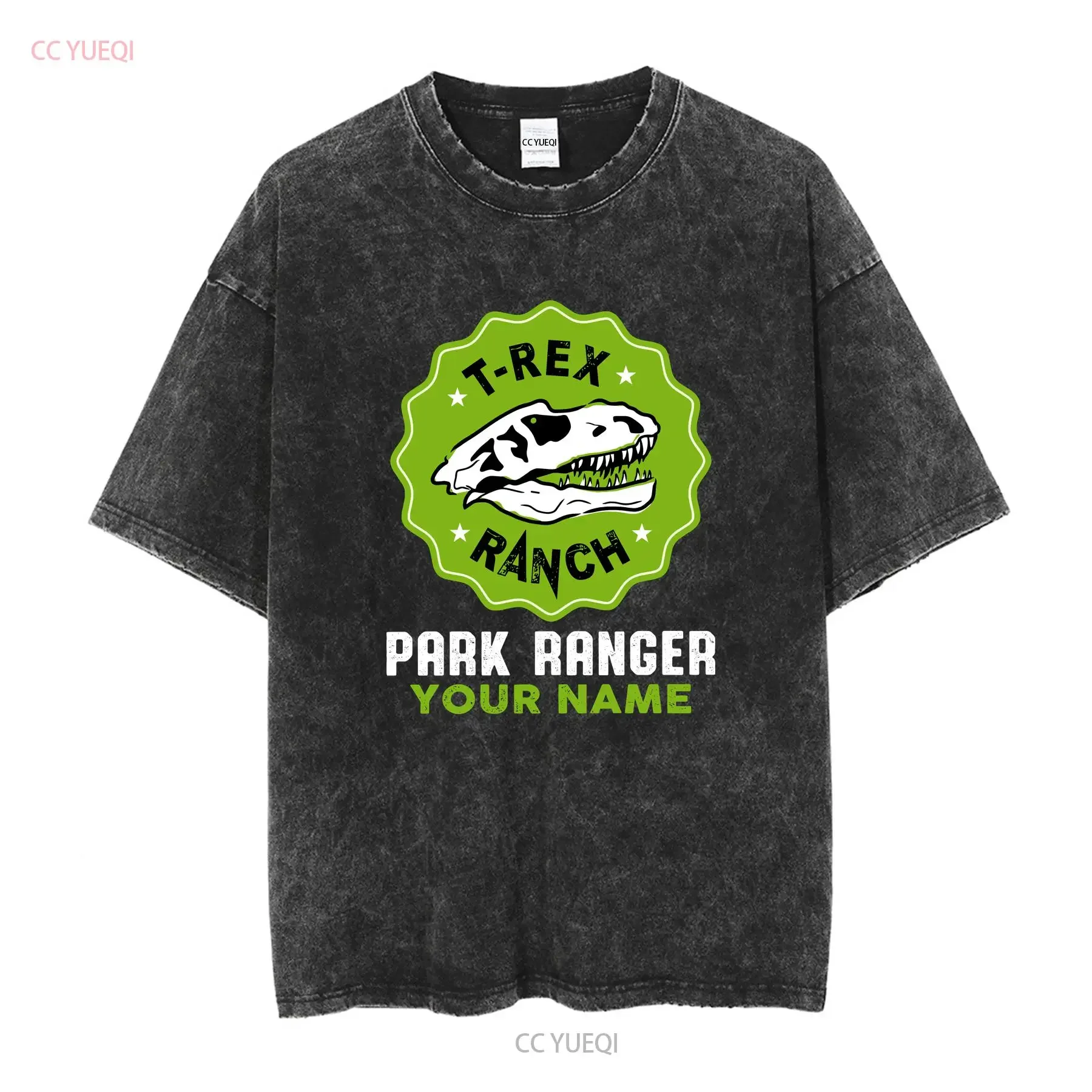 T Rex Ranch Park Ranger Kid Youth Toddler shirt Custom name Christmas Family Birthday long or short sleeves vintage Washed