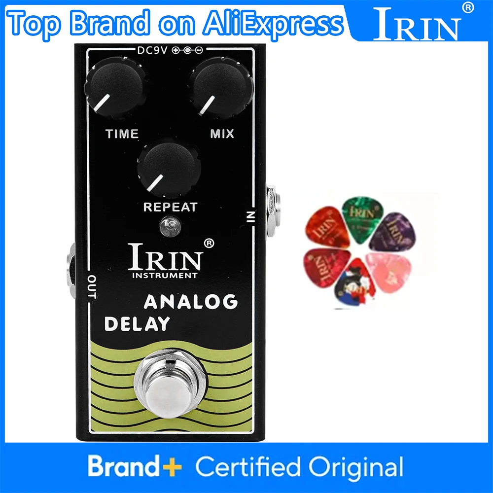 

IRIN RF-10 ANALOG DELAY Guitar Effect Pedal Digital Delay Electric Guitar Effect Pedal True Bypass Guitar Accessories