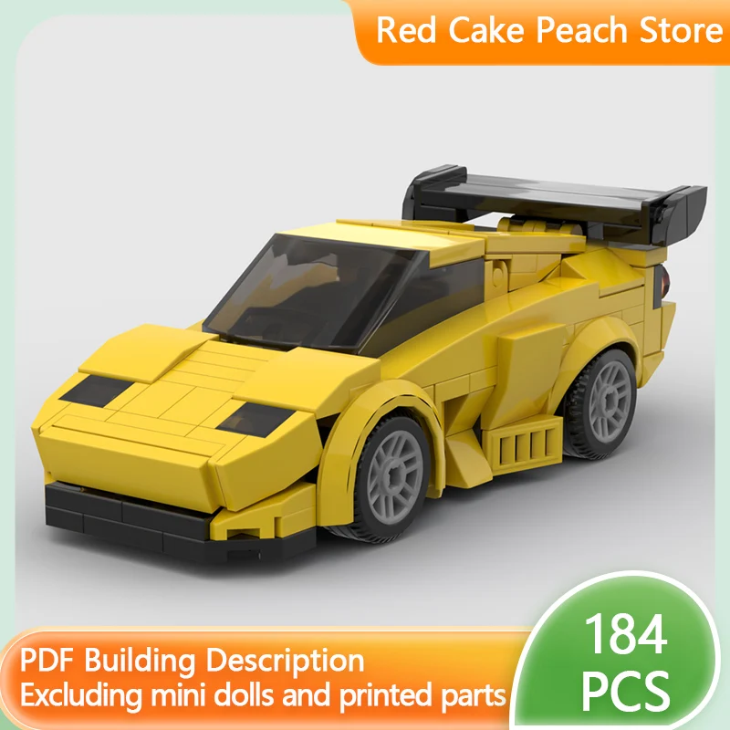 

Speed Racing Car Model MOC Building Bricks Diablo Top Tier Sports Car Modular Technology Children Holiday Gift Assemble Toy Suit